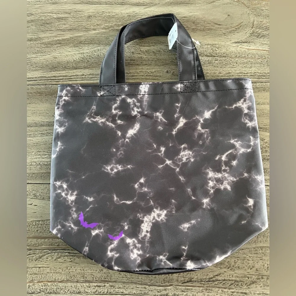 Bath & Body Works Spooky Mansion Tote with Green and Purple Accents - Picture 3 of 9